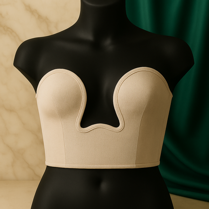 Trägerloses Bodycon-Mini Top