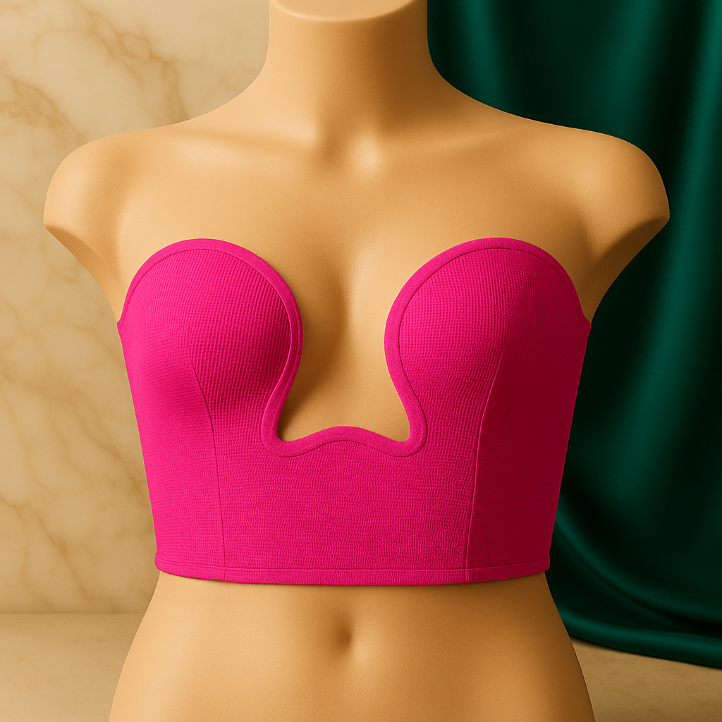 Trägerloses Bodycon-Mini Top