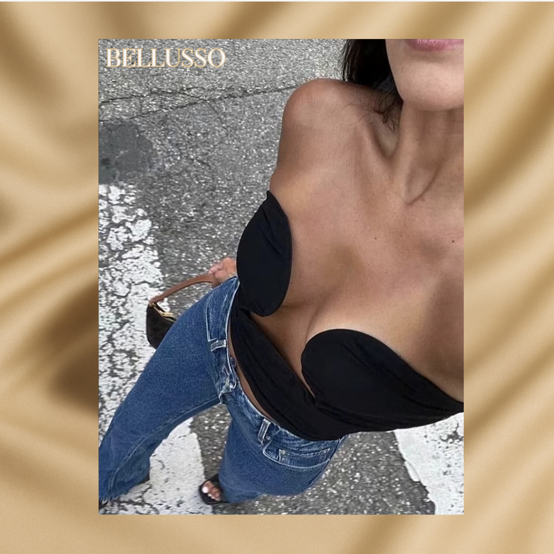 Trägerloses Bodycon-Mini Top