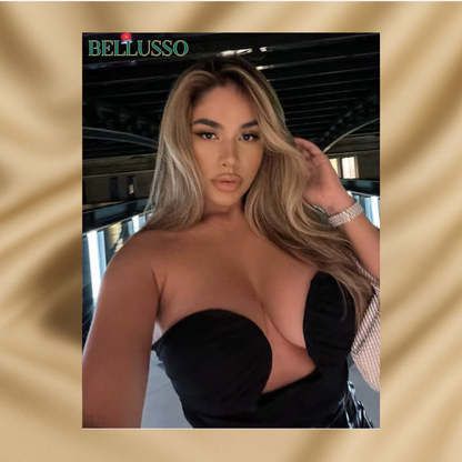 Trägerloses Bodycon-Mini Top